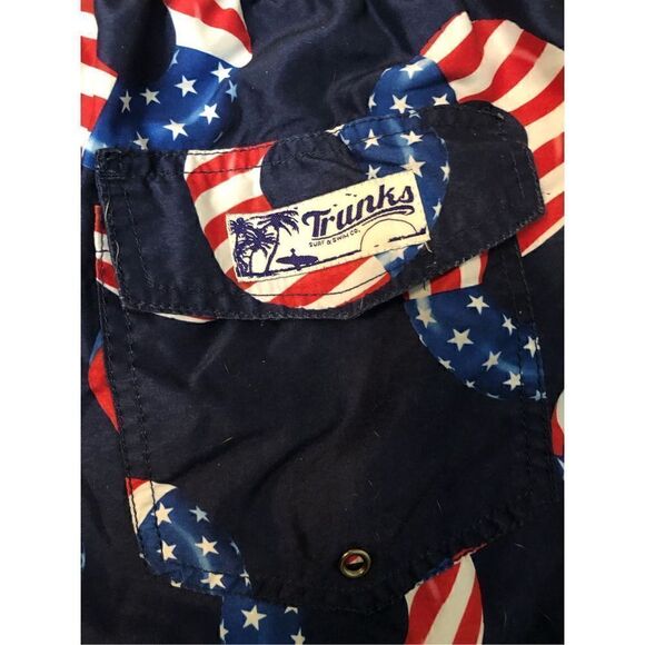 Trunks Surf and Swim Co. Swami American Flag Print Swim trunks - Picture 5 of 7